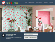 Tablet Screenshot of decoas.com